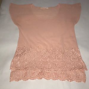 IRENE'S STORY  WOMEN'S BLOUSE COLOR ORANGE SMALL